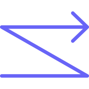 zigzag arrow